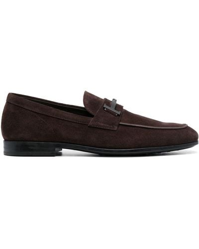 Tod's Suède Loafers - Bruin