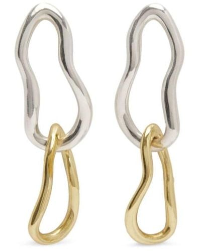 Rachel Gilbert Zodiac Two-tone Drop Earrings - Metallic