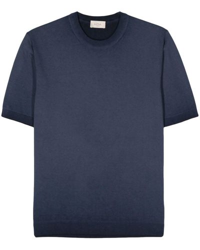 Altea T-shirt en maille à manches courtes - Bleu