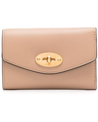 Mulberry Small Darley Leather Wallet - Natural