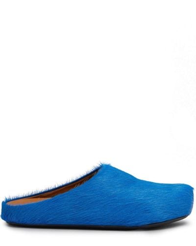 Marni Fussbett Sabot Slip-on Slippers - Blue