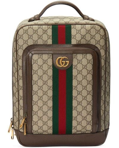 Gucci Medium Ophidia Backpack - Natural