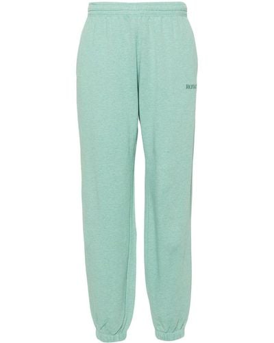 ROTATE BIRGER CHRISTENSEN Logo-embroidered Track Trousers - Green