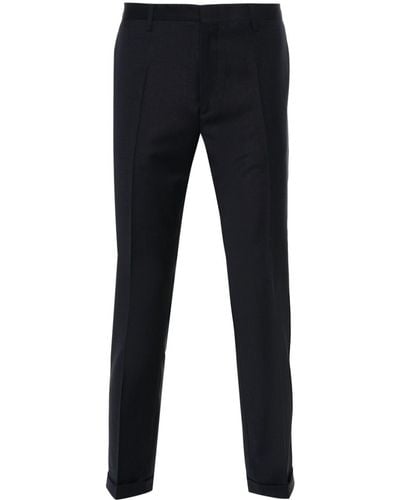 Paul Smith Pressed-crease Trousers - Blue