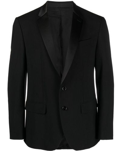 Dondup Blazer Met Enkele Rij Knopen - Zwart