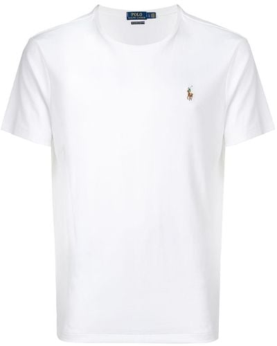 Polo Ralph Lauren T-shirt à logo brodé - Blanc