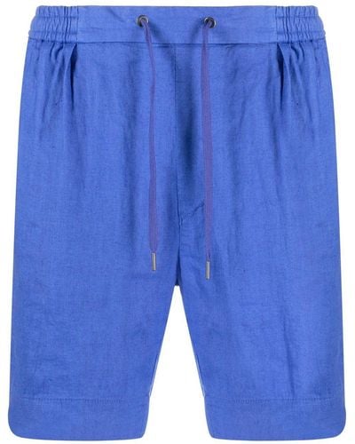 Ralph Lauren Purple Label Dorset Drawstring-waist Shorts - Blue