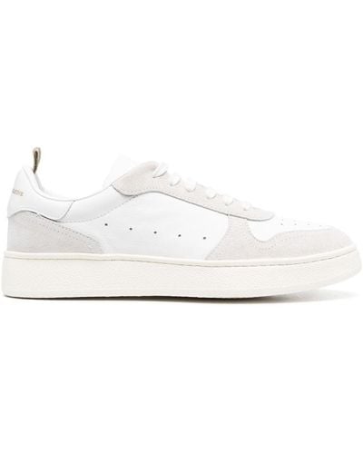 Officine Creative Mower 110 Leather Sneakers - White