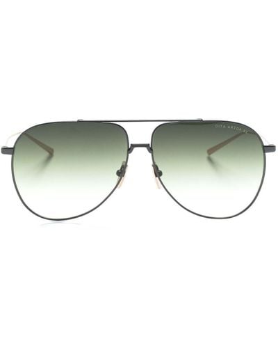Dita Eyewear Gafas de sol con montura redonda y logo - Verde