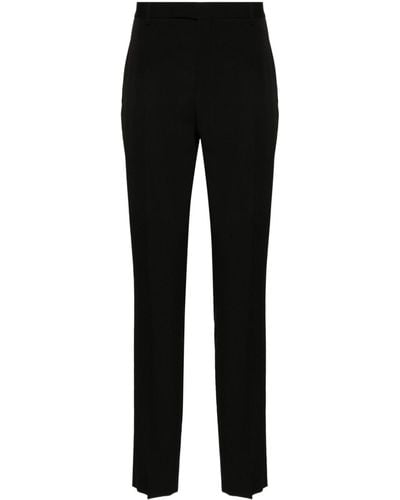 Saint Laurent Pantalones de vestir slim - Negro