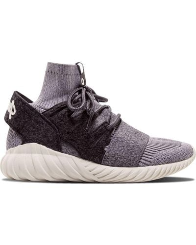 adidas X Kith Tubular Doom Primeknit Sneakers - Gray