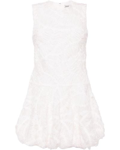 Jonathan Simkhai Vallan Ruffle-detail Minidress - White