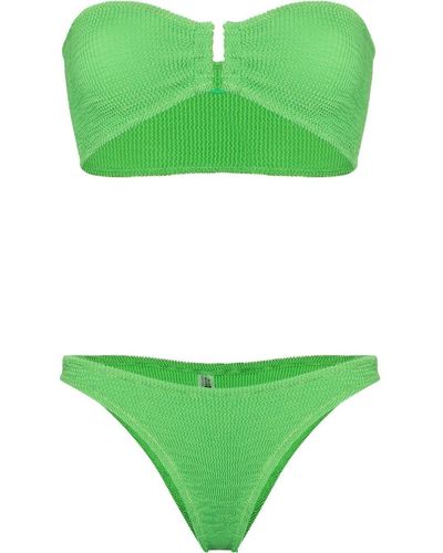 Reina Olga Bikini Ausilia estilo bandeau - Verde