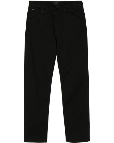 PS by Paul Smith Logo-appliqué Straight Jeans - Black