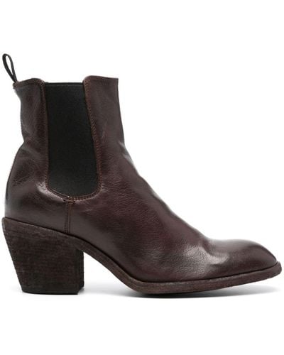 Officine Creative Sydne 001 70mm Leather Boots - Brown