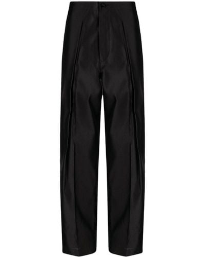 Toga Straight-leg Cropped Trousers - Black