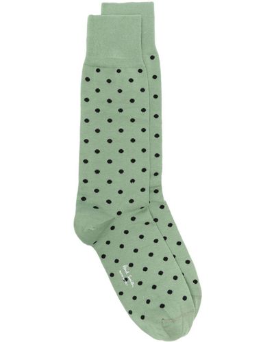 Paul Smith Socken mit Polka Dots - Grün