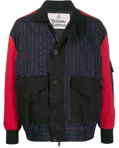 Vivienne Westwood Contrast Sleeve Jacket - Multicolor