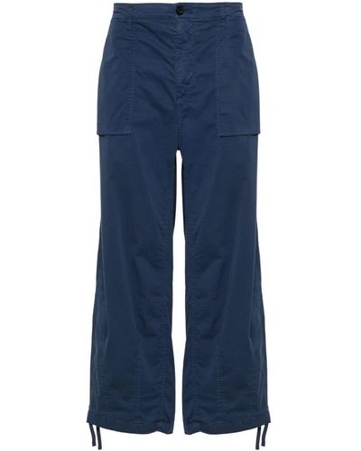 C.P. Company Drawstring-hem Loose Trousers - Blue