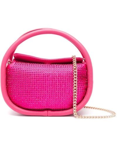 Liu Jo Mini-Tasche mit Strass - Pink