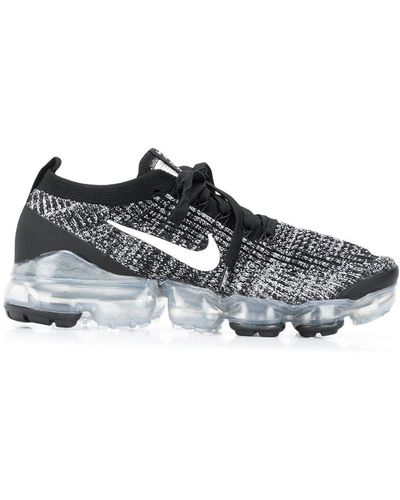 Nike Air Vapormax Flyknit 3 "black/white/metallic Silver" Sneakers