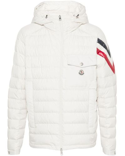 Moncler Berard Quilted Hooded Jacket - White