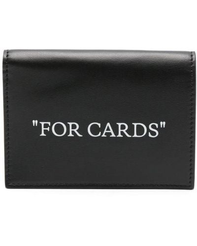 Off-White c/o Virgil Abloh "for Cards" Bi-fold Wallet - Black