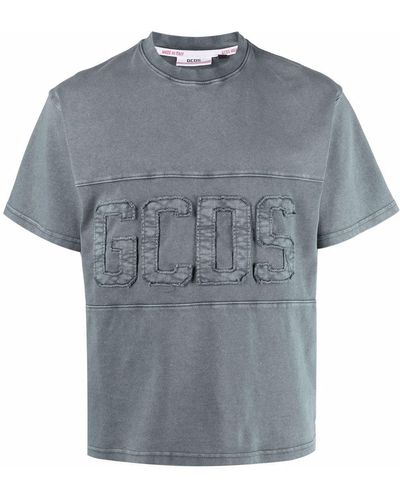 Gcds ロゴパッチ Tシャツ - グレー