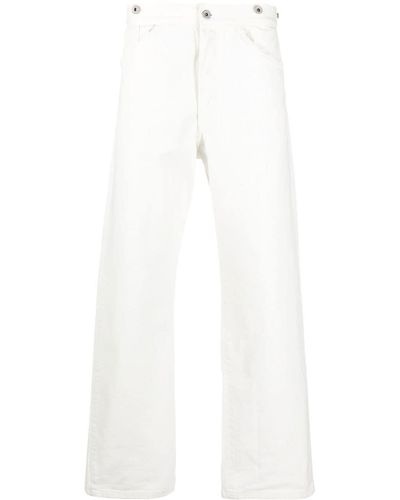 Levi's Straight Leg Cotton Jeans - White