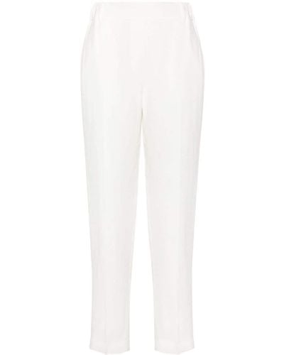 Antonelli Sidro High-waist Tapered Pants - White