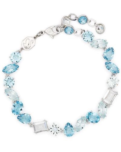 Swarovski Armband Met Gemixte Kristallen - Blauw