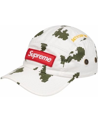 Supreme Cappello da baseball con applicazione - Bianco