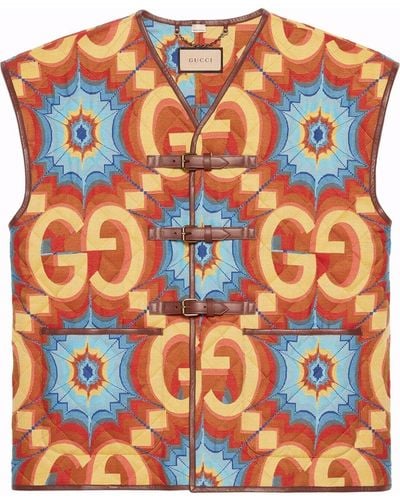 Gucci GG Kaleidoscope Vest - Orange