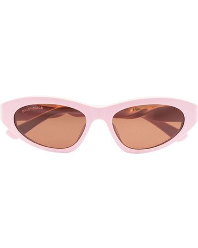 Balenciaga Gafas de sol Twist con montura cat eye - Rosa