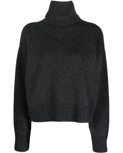 Filippa K Wool Turtleneck Sweater - Black