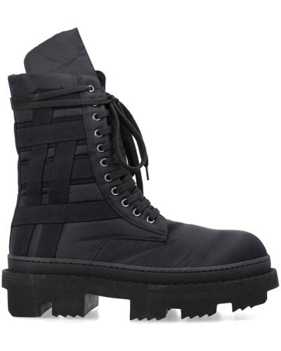 Rick Owens Army Megatooth Veterlaarzen - Zwart