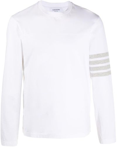 Thom Browne 4bar ロングtシャツ - ホワイト