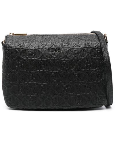 Liu Jo Logo-embossed Cross Body Bag - Black