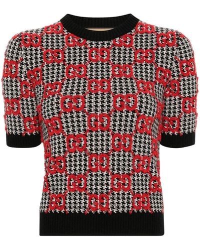 Gucci Wollen Top - Rood