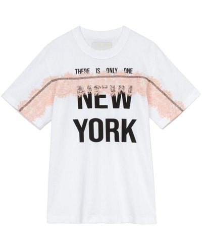 3.1 Phillip Lim There Is Only One Ny Cotton T-shirt - White
