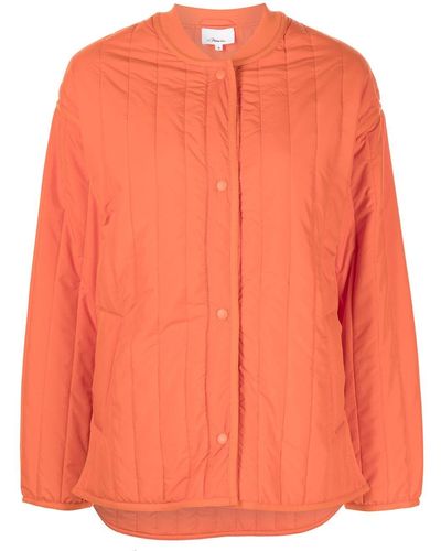 3.1 Phillip Lim Quilted Single-breasted Jacket - Orange