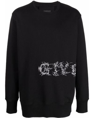 Givenchy Sweater Met Print - Zwart