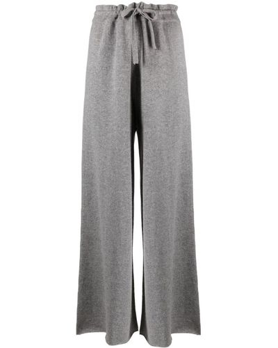 Jil Sander Drawstring-waist Cashmere Pants - Grey