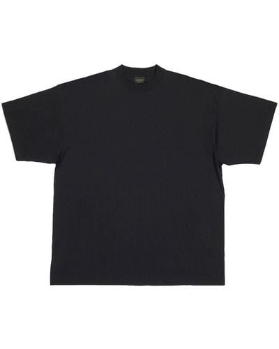 Balenciaga T-Shirt im Oversized-Look - Schwarz