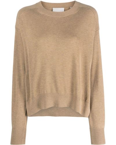 Isabel Marant Pull Giuliana en maille fine - Neutre