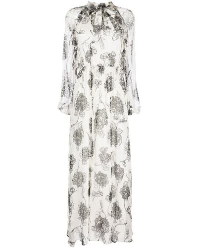 We Are Kindred Cerelia Floral-print Maxi Dress - White