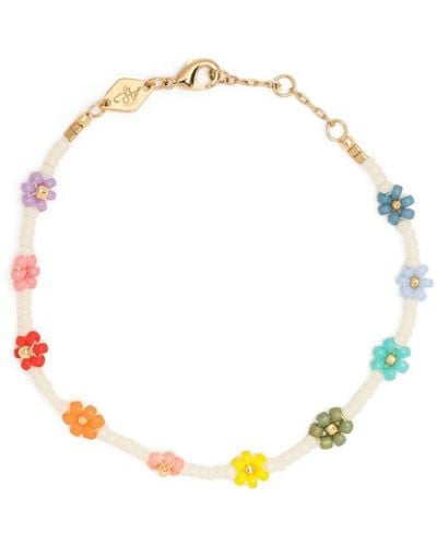 Anni Lu Flower Power Bead Bracelet - Metallic