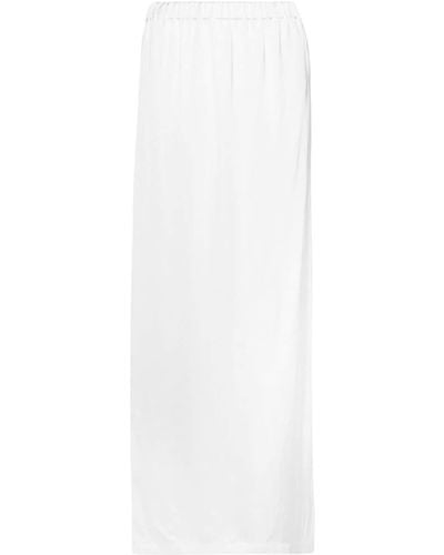 Fabiana Filippi Duchess-satin Maxi Skirt - White