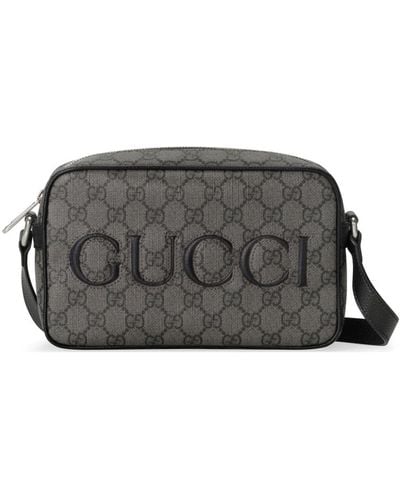 Gucci Shoulder Bag With Logo, - Gray