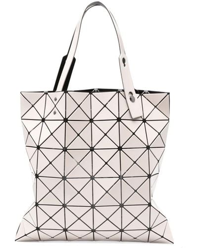 Bao Bao Issey Miyake Geometric-pattern Tote Bag - White